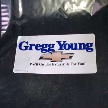 The Classic License Plate Design